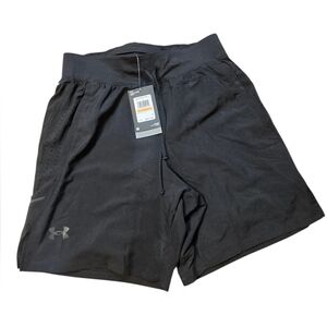 Under Armour Launch Elite 2-in-1 Running Shorts 7'' Men's S Black 1376831 NWT